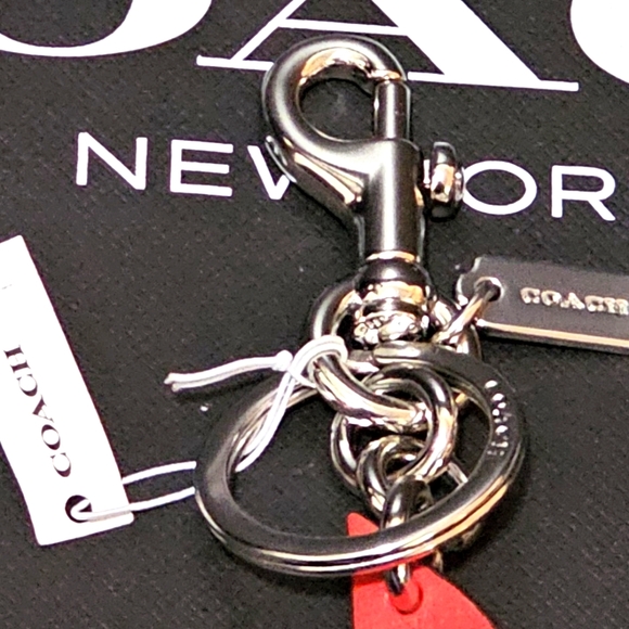 COACH PINWHEEL BAG CHARM / KEYCHAIN (NWT) - Picture 5 of 13